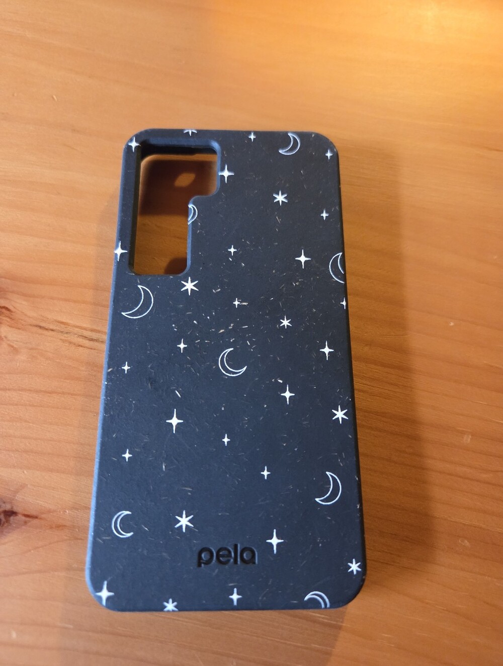 Pela Case Black Quiet Stars Samsung Galaxy S25 Case
